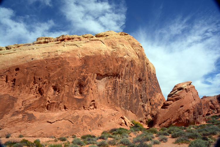 mountain facade